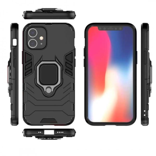 iPhone 12 Mini Shockproof Cover med Ring Holder ThinArmor