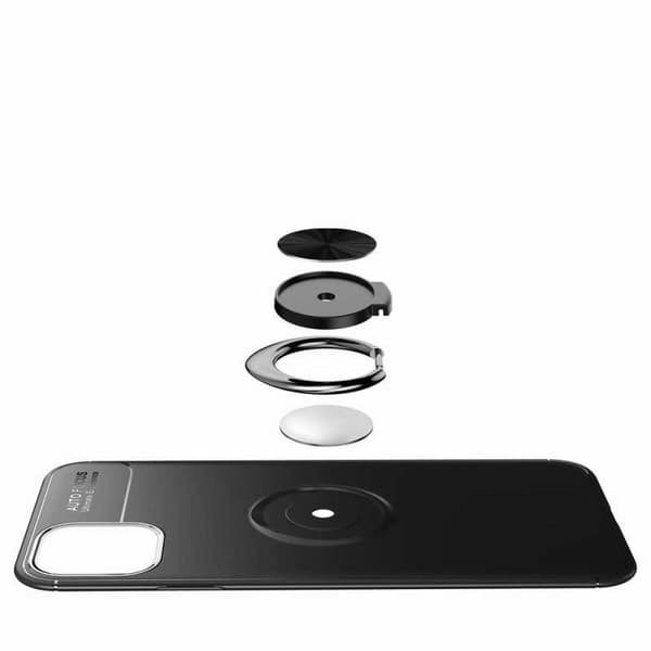 iPhone 12 Mini Praktisk Stöttåligt Skal med Ringhållare V3