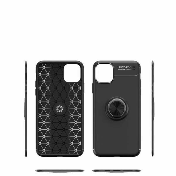 iPhone 12 Mini Praktisk Stöttåligt Skal med Ringhållare V3