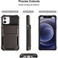 Miniatyrbild 4 av 7: iPhone 12 Mini Stöttåligt Skal med Kortfack Void