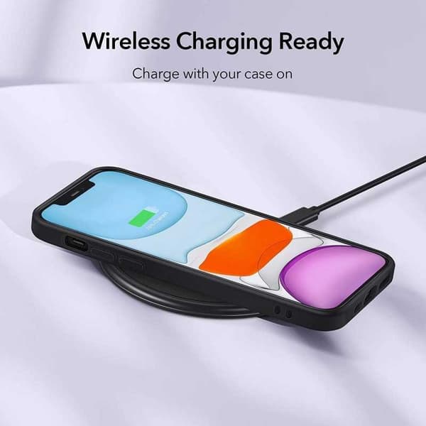 iPhone 12 Mini Gummibelagd Mattsvart Silikon Skal