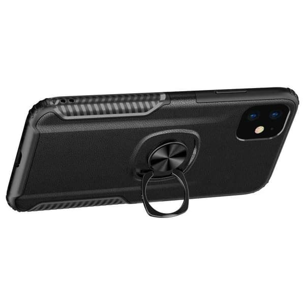 iPhone 12 Mini Praktisk stødsikkert cover med ringholder V5