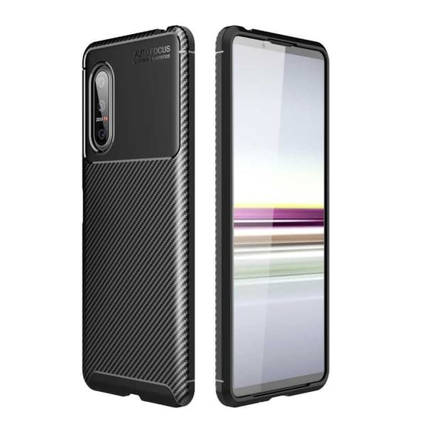 Xperia 5 II Shockproof Slim Cover FullCarbon V4