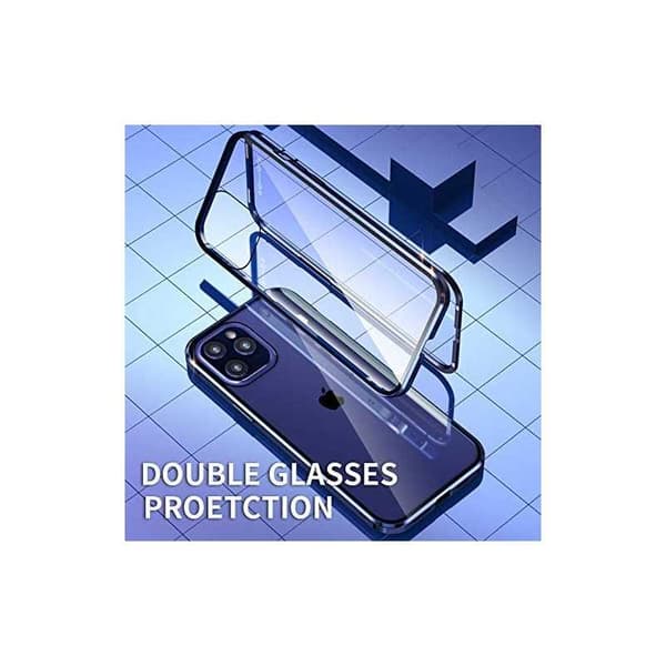 iPhone 11 Pro Max Heltäckande Premium Skal Glassback V4