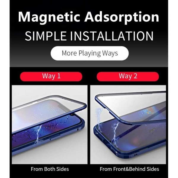 iPhone 11 Pro Max Heltäckande Premium Skal Glassback V4