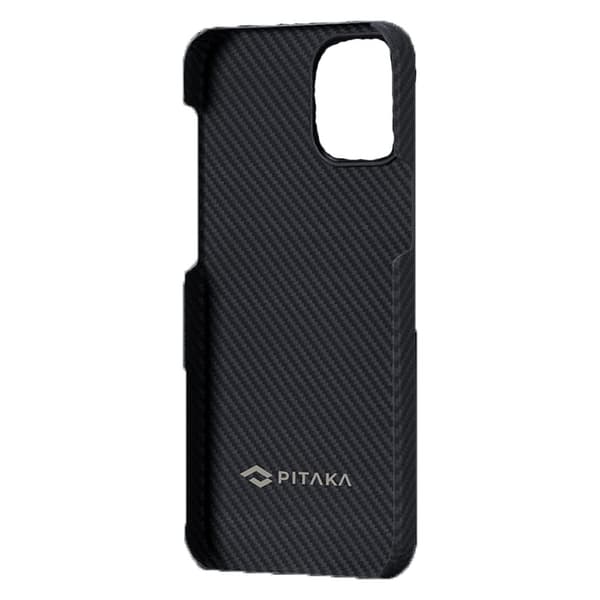 Pitaka iPhone 12 Pro Suojakuori Air Case Musta/Harmaa Twill