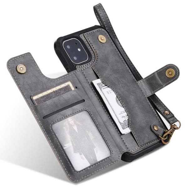 iPhone 12 Mini Multifunktionell Korthållare 5-FACK Winston