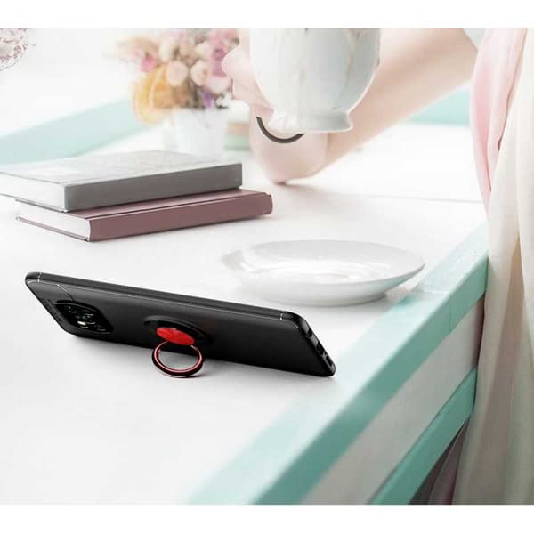 Xiaomi Poco X3 NFC praktisk stødsikkert cover med ringholder V3