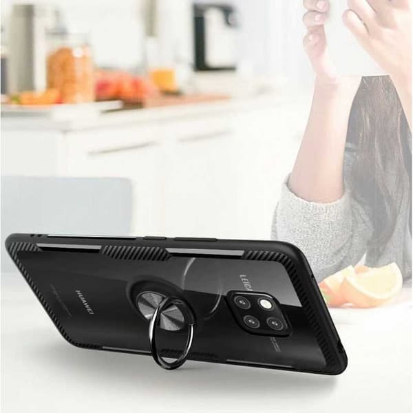 Xiaomi Poco X3 NFC Praktisk Stöttåligt Skal med Ringhållare V4