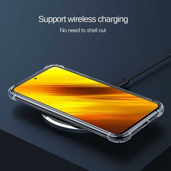 Xiaomi Poco X3 NFC stødabsorberende silikoneskal Shockr
