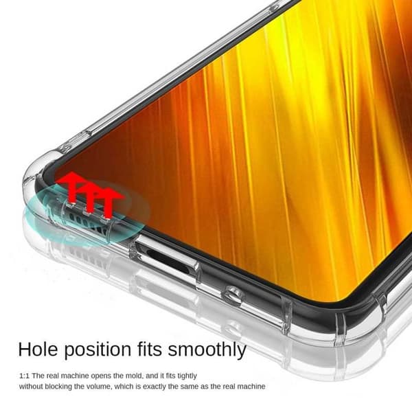 Xiaomi Poco X3 NFC stødabsorberende silikoneskal Shockr
