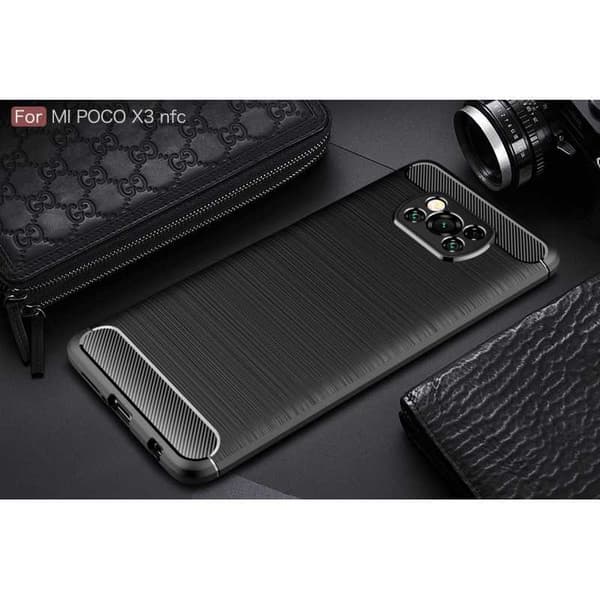 Xiaomi Poco X3 NFC Support Resistent Shell Slimcarbon
