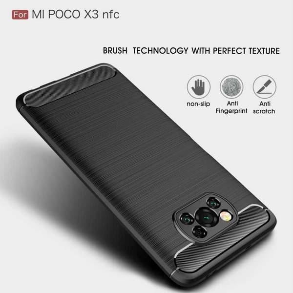 Xiaomi Poco X3 NFC Support Resistent Shell Slimcarbon