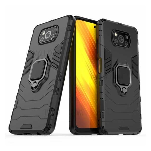 Xiaomi Poco X3 NFC Stöttåligt Skal med Ringhållare ThinArmor