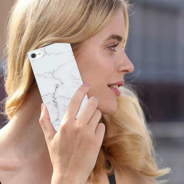 iPhone 8 & 7 Stilrent Marmorskal Premium Square