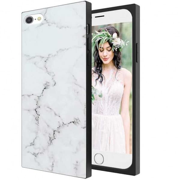 iPhone 8 & 7 Stilrent Marmorskal Premium Square