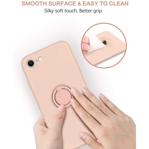 iPhone 7 / 8 / SE (2020) Stöttåligt Skal med Ringhållare CamShield