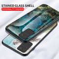 Miniatyrbild 3 av 7: Samsung A21s Marmorskal 9H Härdat Glas Baksida Glassback® V2