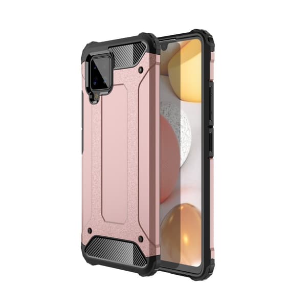 Samsung Galaxy A42 5G Suojakuori Armor Ruusukulta