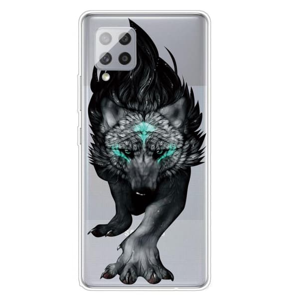 Samsung Galaxy A42 5G Suojakuori Aihe Pelottava Susi