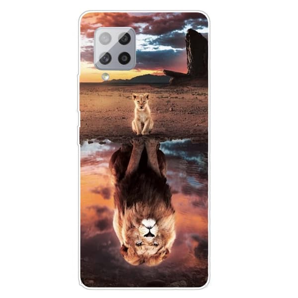 Samsung Galaxy A42 5G Suojakuori Aihe Leijona