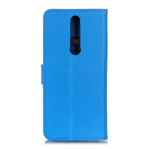 Nokia 2.4 Fodral Litchi Blå
