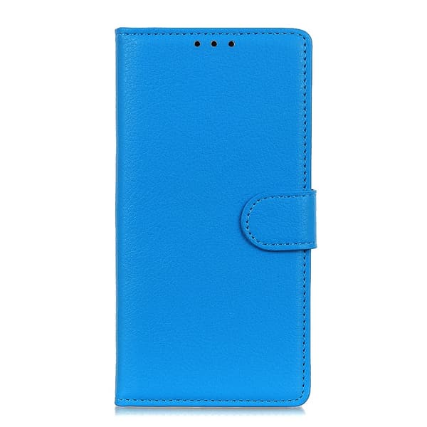 Nokia 2.4 Fodral Litchi Blå