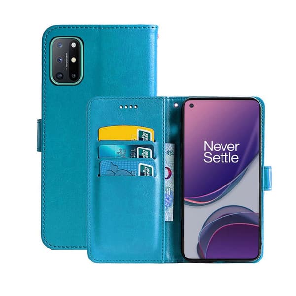 Lommebokdeksel 3-kort OnePlus 8T : Farge - Lyse blå
