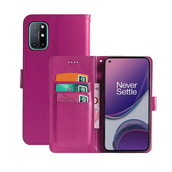 Lommebokdeksel 3-kort OnePlus 8T : Farge - Rosa