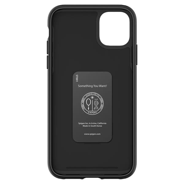 Spigen iPhone 11 Cover Thin Fit Pro Sort