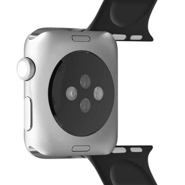 Puro Apple Watch 38/40/41/42mm Ranneke ICON Silicone Band Musta