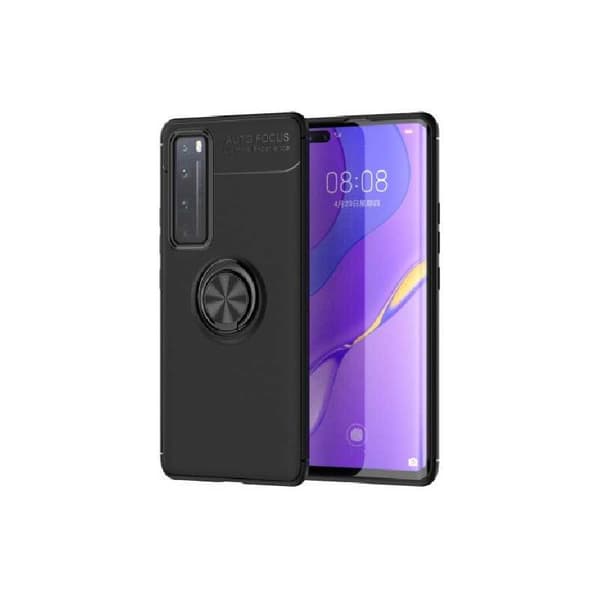 Huawei P Smart 2019 praktisk stødtæt taske med ringholder V3