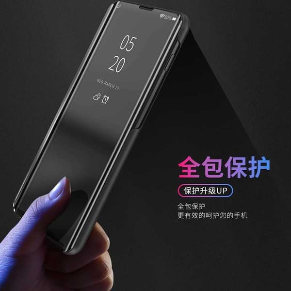 Huawei P Smart 2021 Smart Flipfodral Clear View Standing V2 Rocket