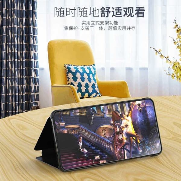 Huawei P Smart 2021 Smart Flipfodral Clear View Standing V2 Rocket