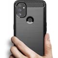 Miniatyrbillede 4 af 4: Oneplus Nord N100 stødsikker stødabsorberende skal SlimCarbon
