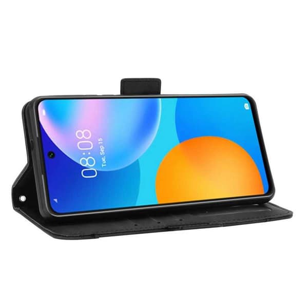 Huawei P Smart 2021 Pung-etui PU-læder 6-LOMMES Winston V3