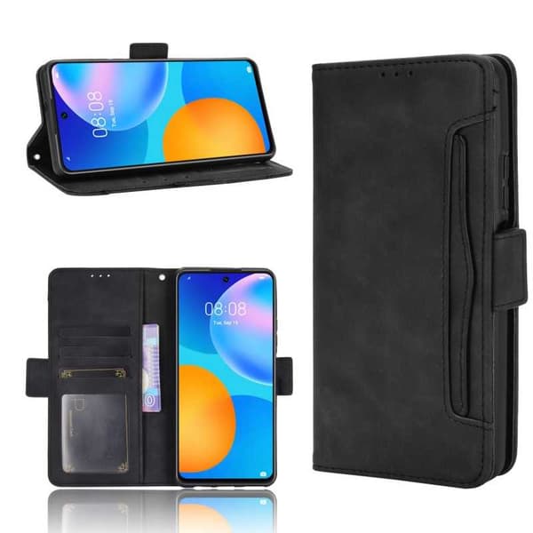 Huawei P Smart 2021 Pung-etui PU-læder 6-LOMMES Winston V3