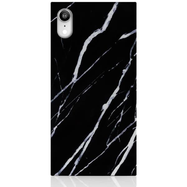 Mobilcover Sort Marmor iPhone XR