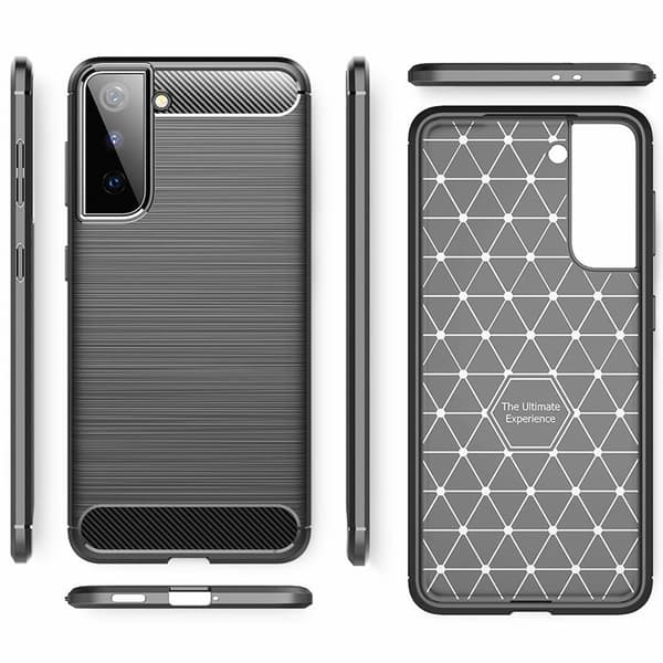 Borstat silikon skal Samsung Galaxy S21 Plus