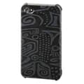 Miniatyrbillede 1 af 2: Mobilcover iPhone 4/4S 3D Hard Cover Sort