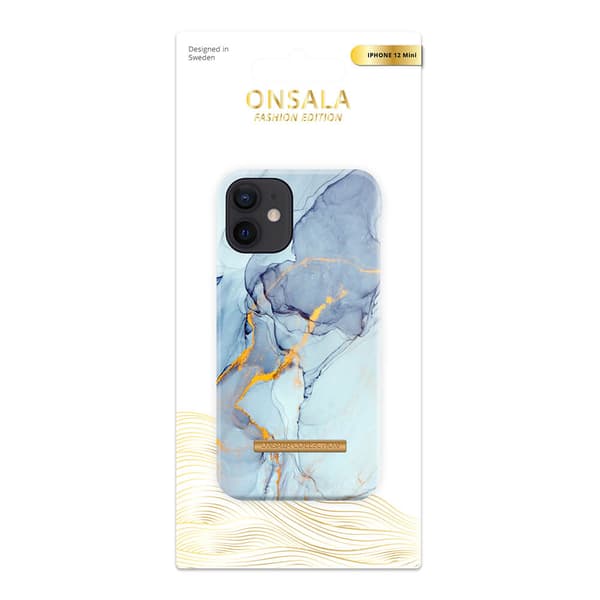 ONSALA COLLECTION Mobildeksel Soft Gredelin Marble iPhone 12  Mini