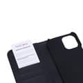 Miniatyrbillede 4 af 7: RADICOVER Strålingsbeskyttende Wallet PU iPhone 12 Pro Max Flipcover RFID Sort