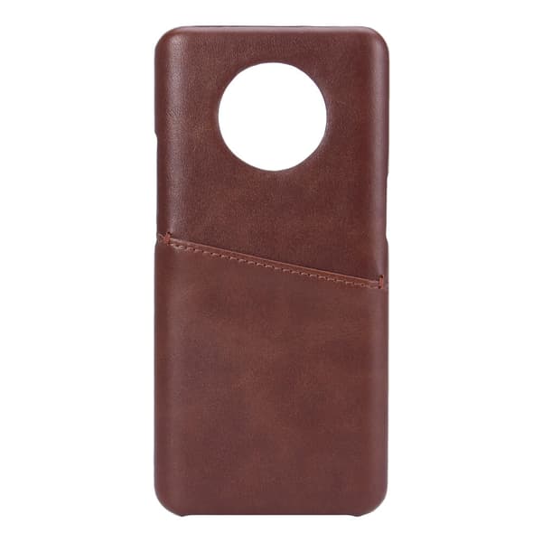 Mobilcover med Kortrum Oneplus 7T Brun
