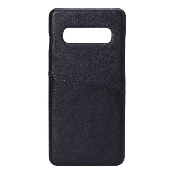 Kännykän kansi Samsung S10 Plus korttilokero Musta