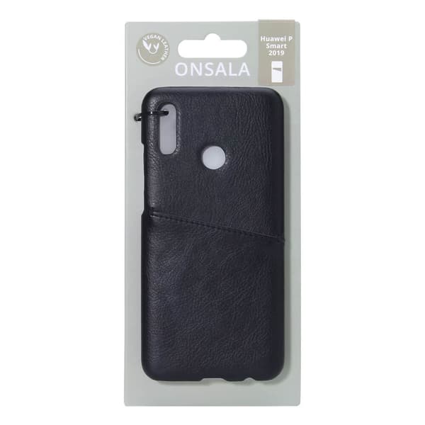 ONSALA Suojakuori Musta korttipaikalla Huawei P Smart 2019