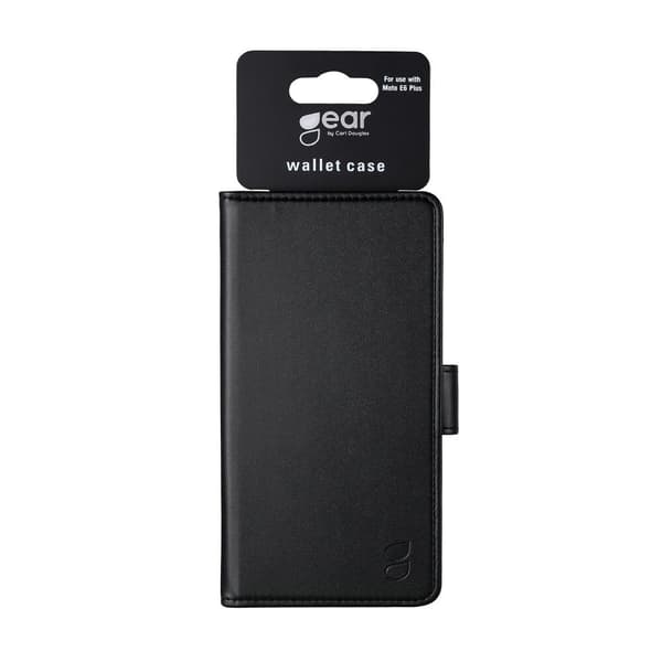 Wallet Motorola E6 Plus Sort