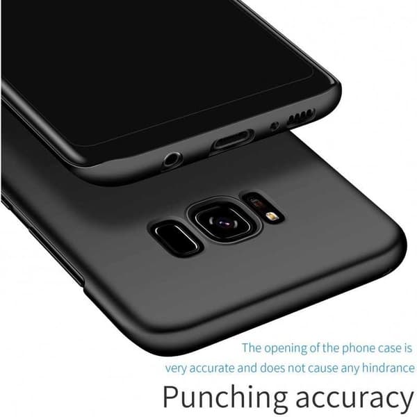 Samsung S8 Plus tyndt mat sort cover Basic V2