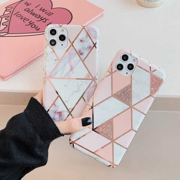iPhone 12 Pro Max Stilrent Marmorskal Premium