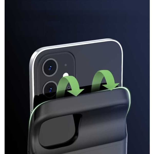 iPhone 12 Stöttåligt Batteriskal Titan V2 4800mAh