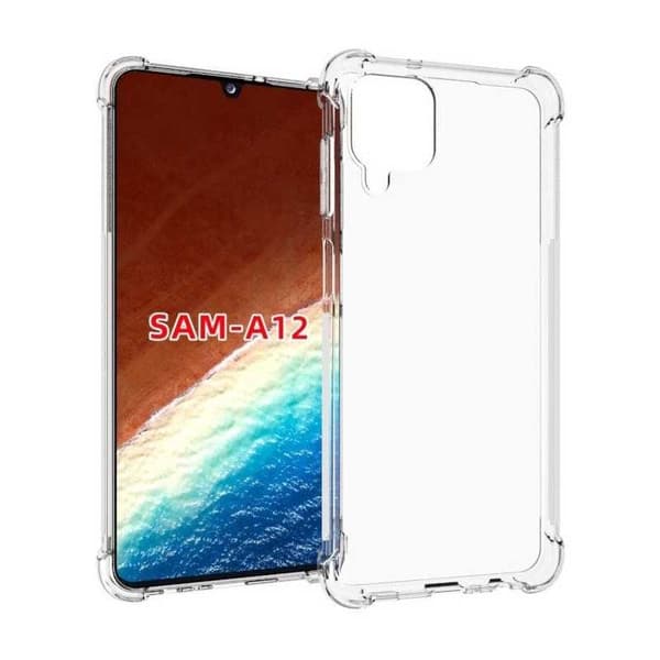 Samsung A12 stødabsorberende silikone Shell Shockr